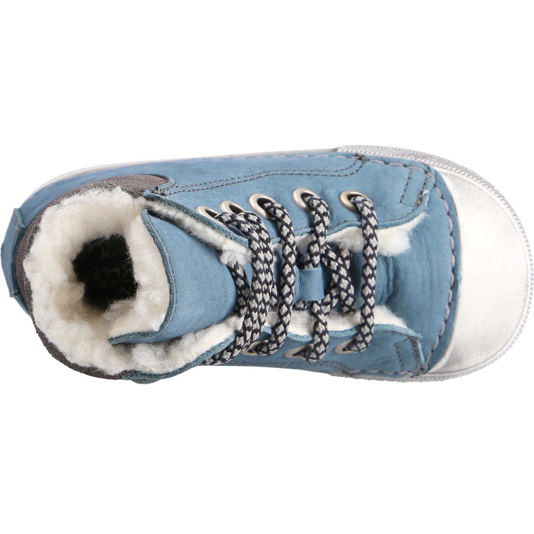 blaue lauflernschuhe draufsicht