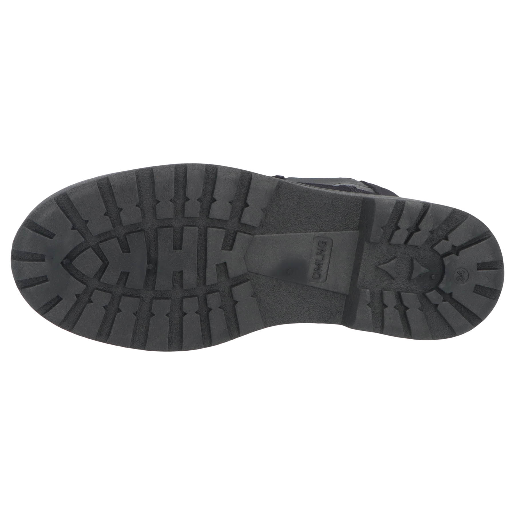 blaue stiefel sohlenansicht