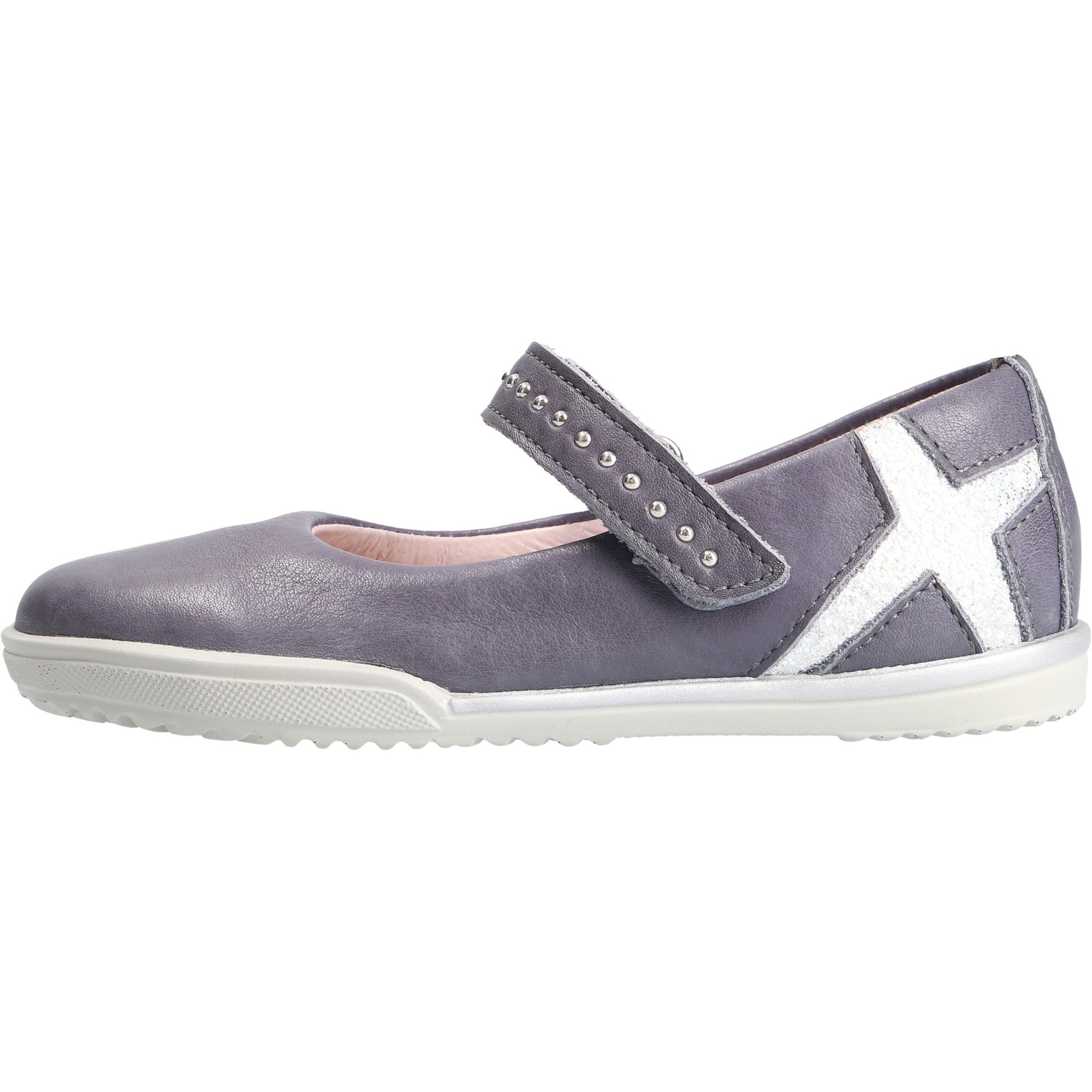 graue ballerina seitenansicht links