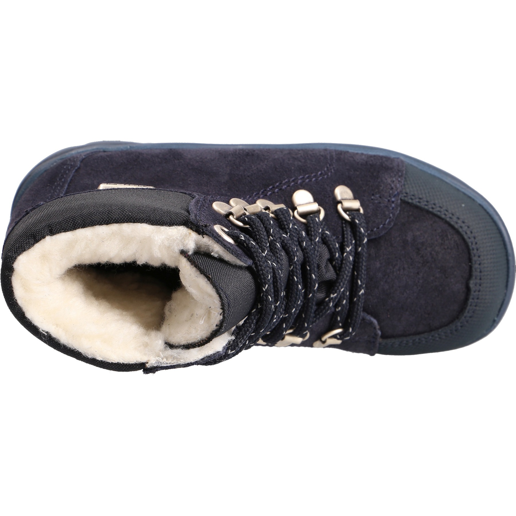 blaue stiefeletten draufsicht