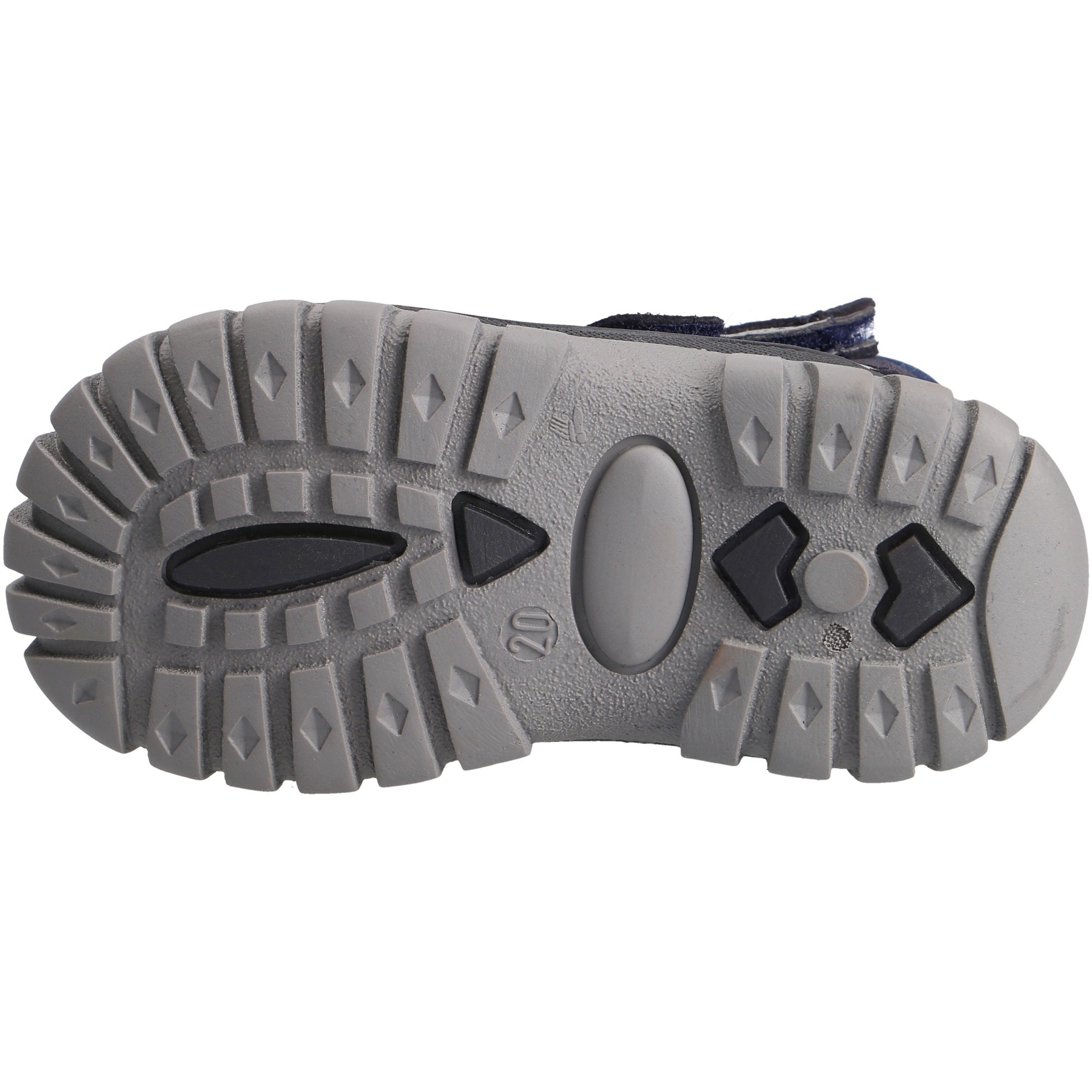 blaue stiefeletten sohlenansicht