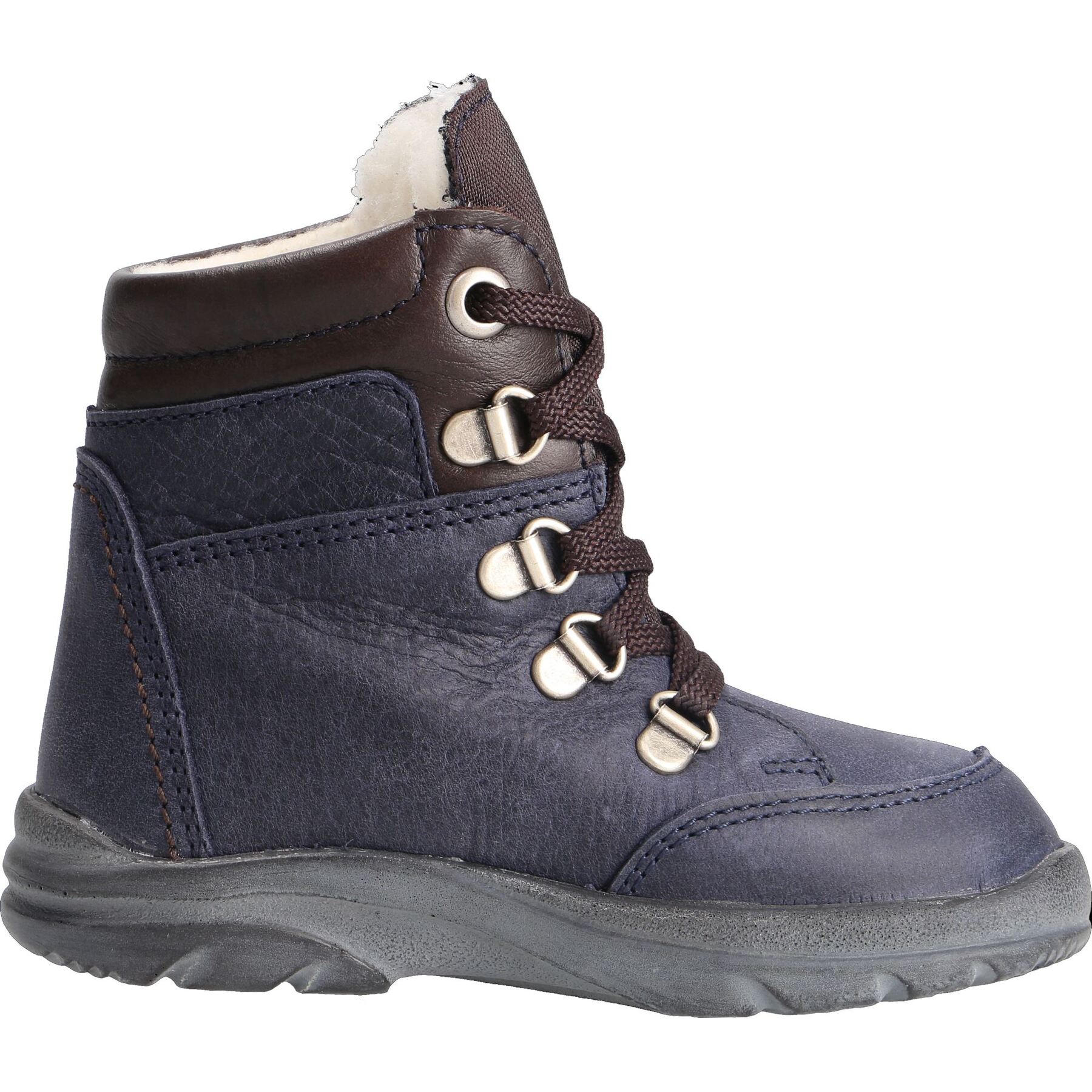 blaue stiefeletten seitenansicht rechts