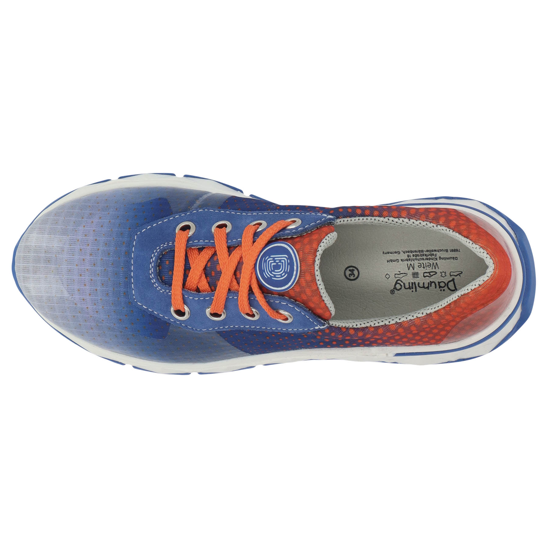 graue sneaker draufsicht