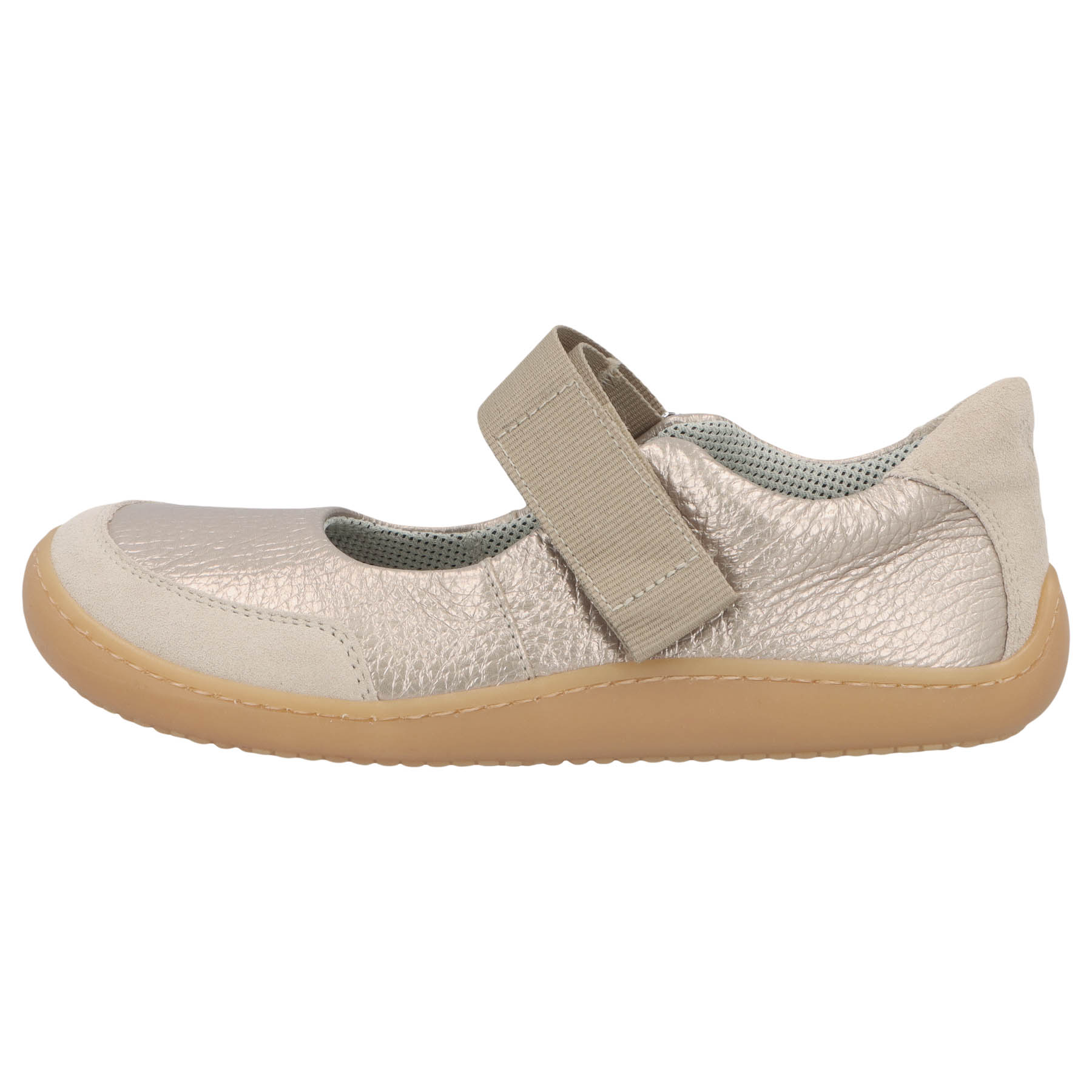 braune lauflernschuhe seitenansicht links