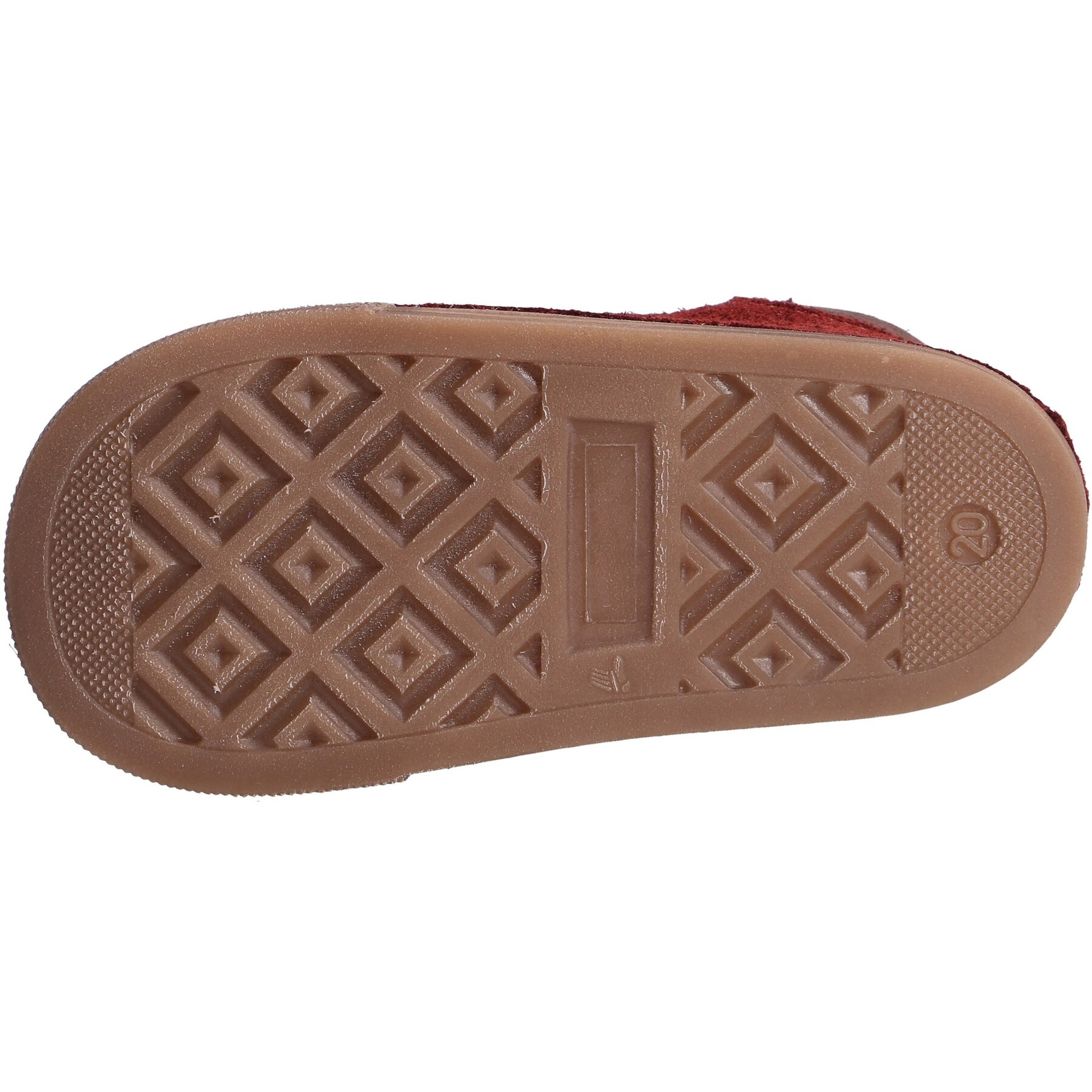 mehrfarbige lauflernschuhe sohlenansicht