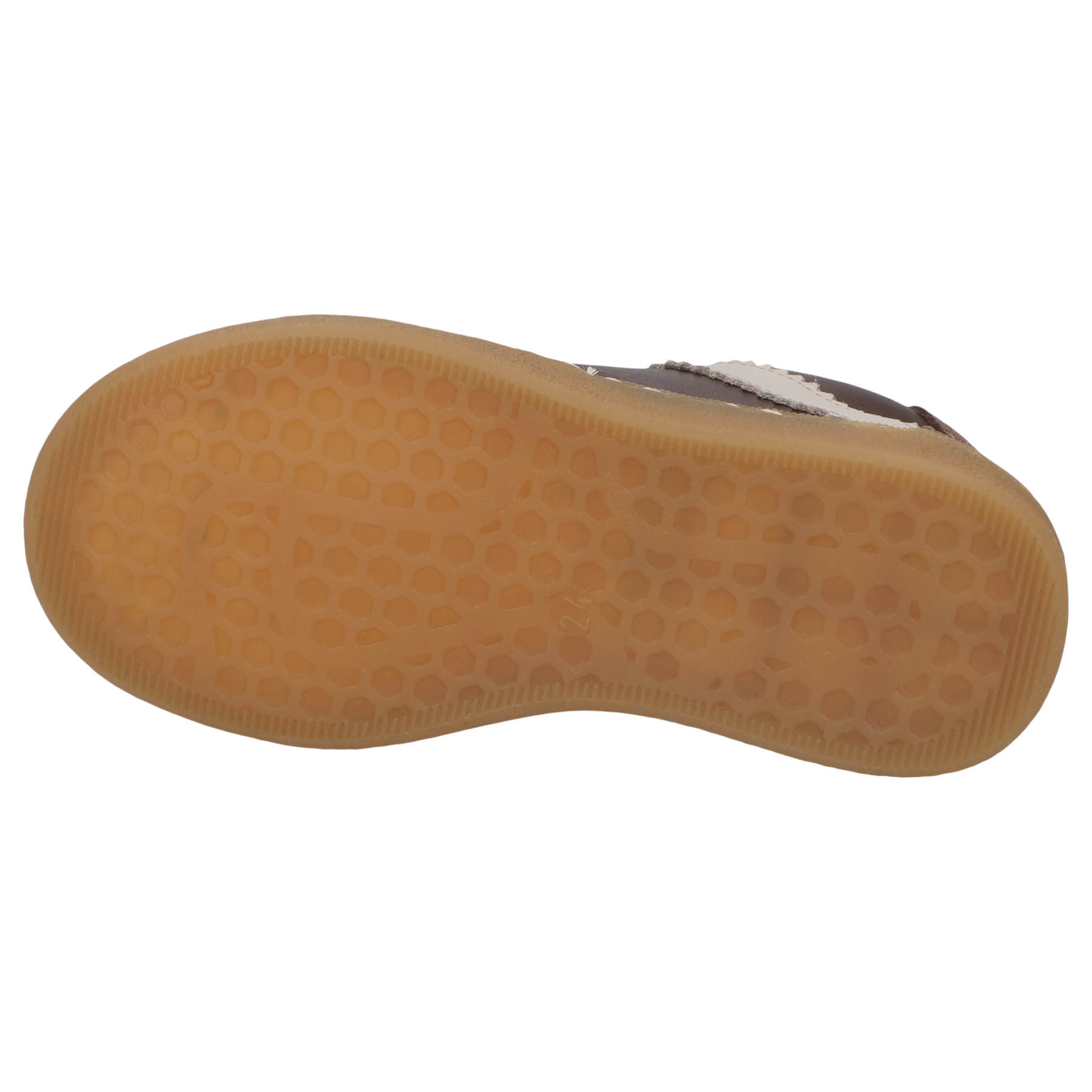 braune lauflernschuhe sohlenansicht