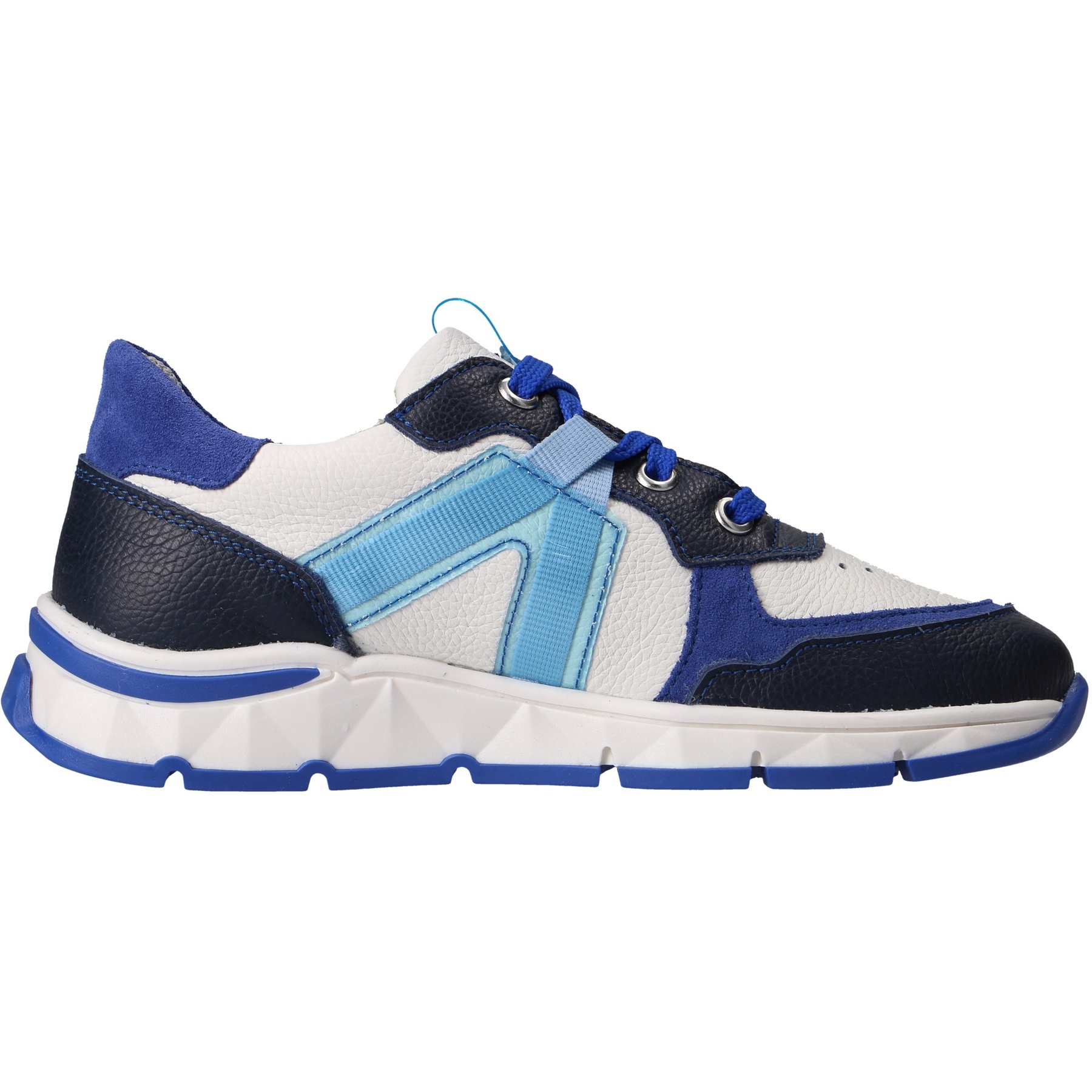 blaue sneaker seitenansicht rechts