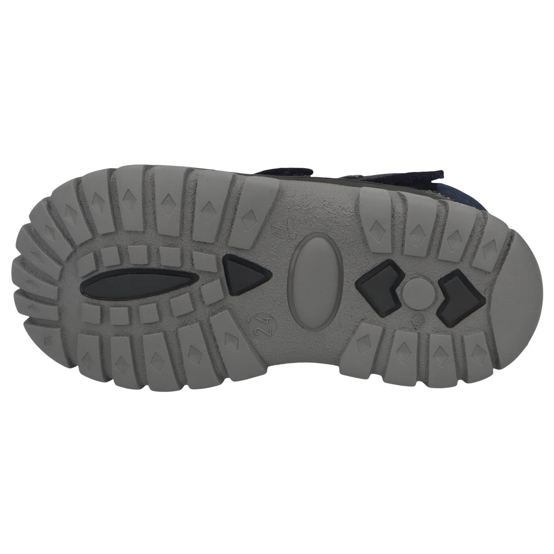 blaue stiefeletten sohlenansicht