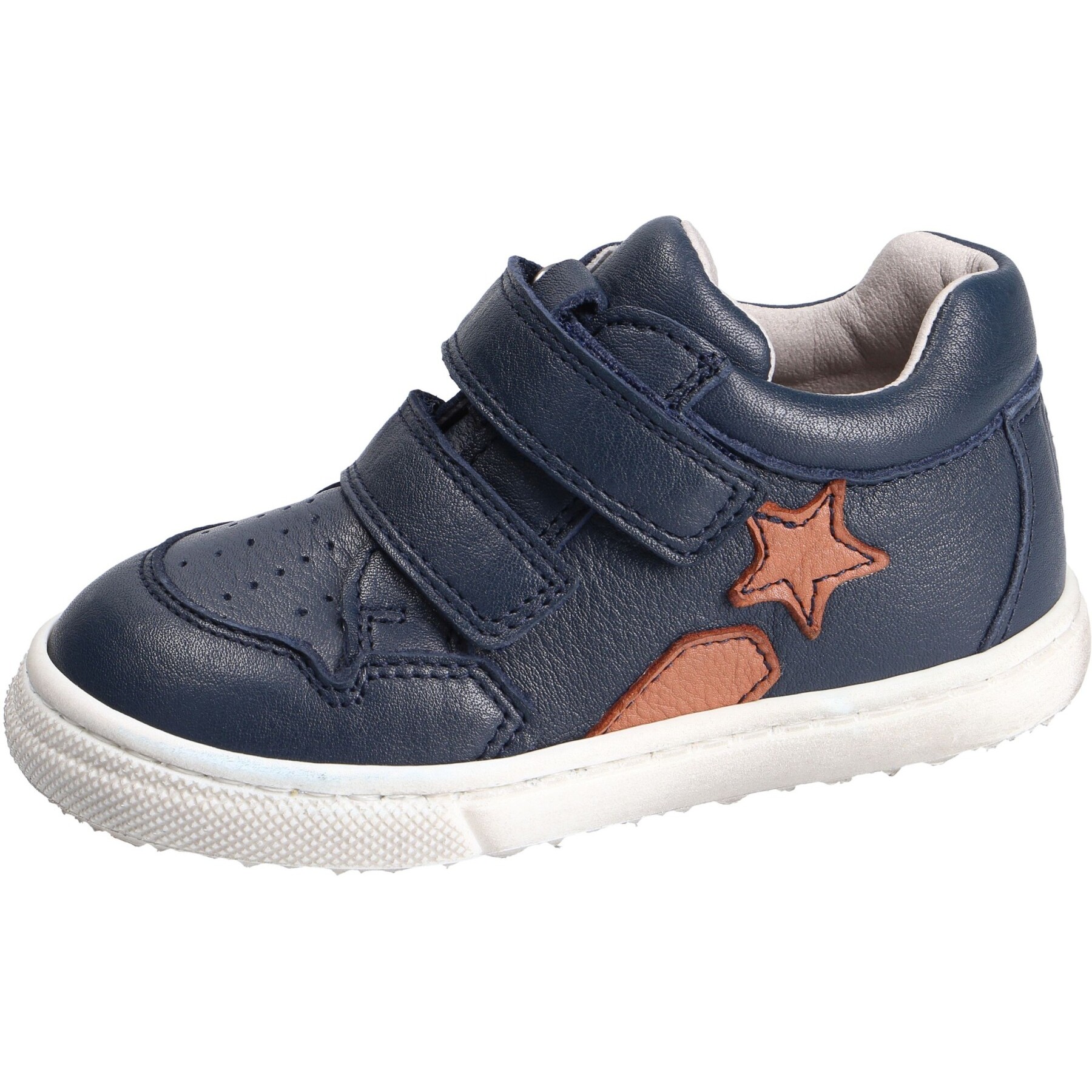 Nappa blu/braun Kaltfutter