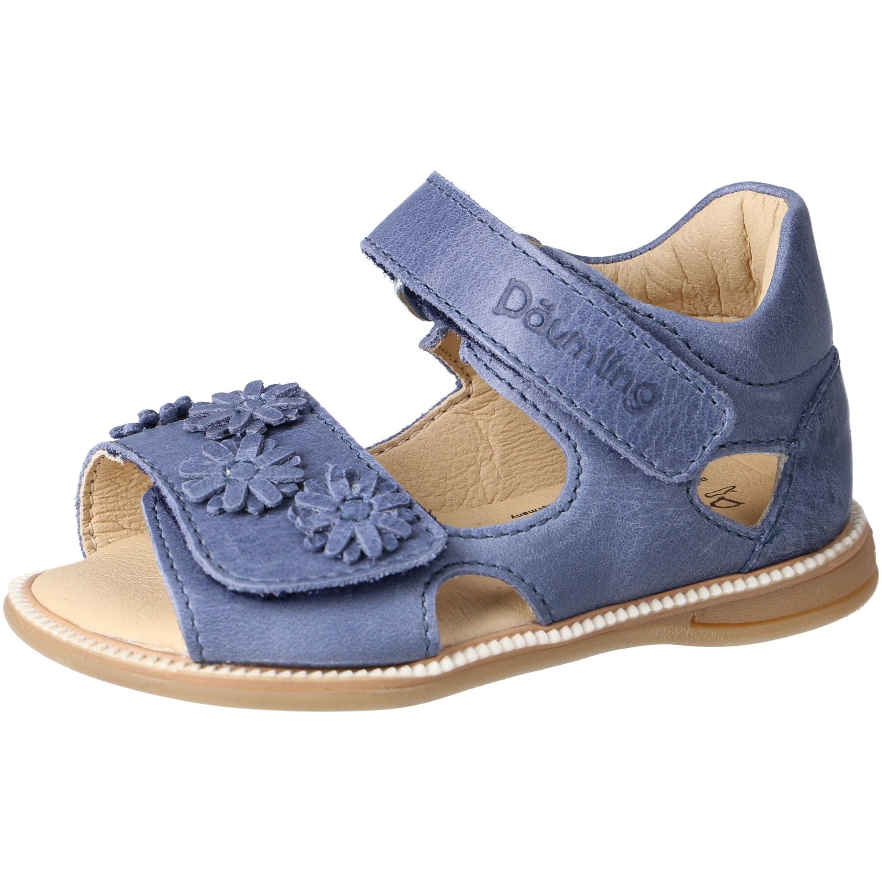 blaue miniletten 3-4 ansicht