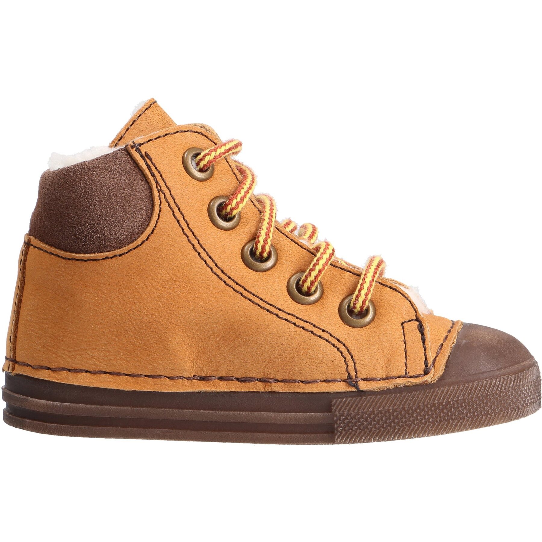 braune lauflernschuhe seitenansicht rechts