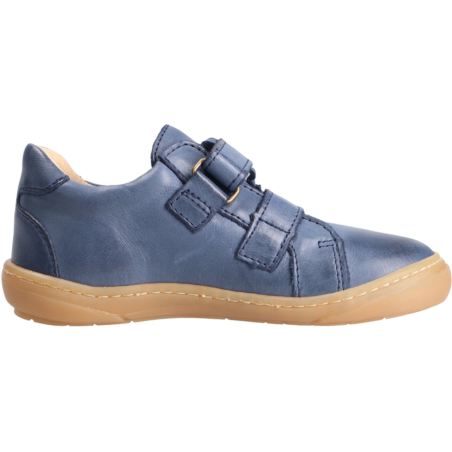 blaue halbschuh seitenansicht rechts