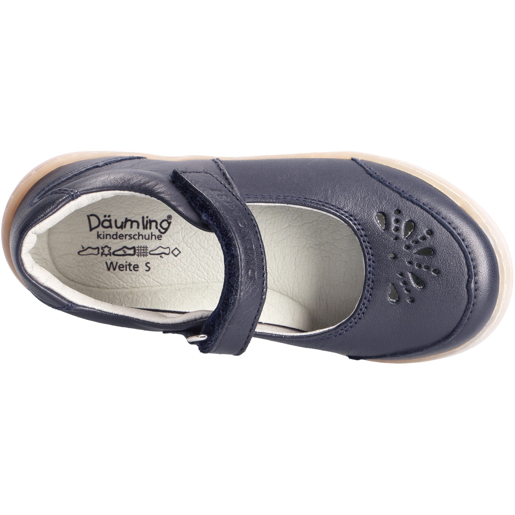 blaue ballerina draufsicht