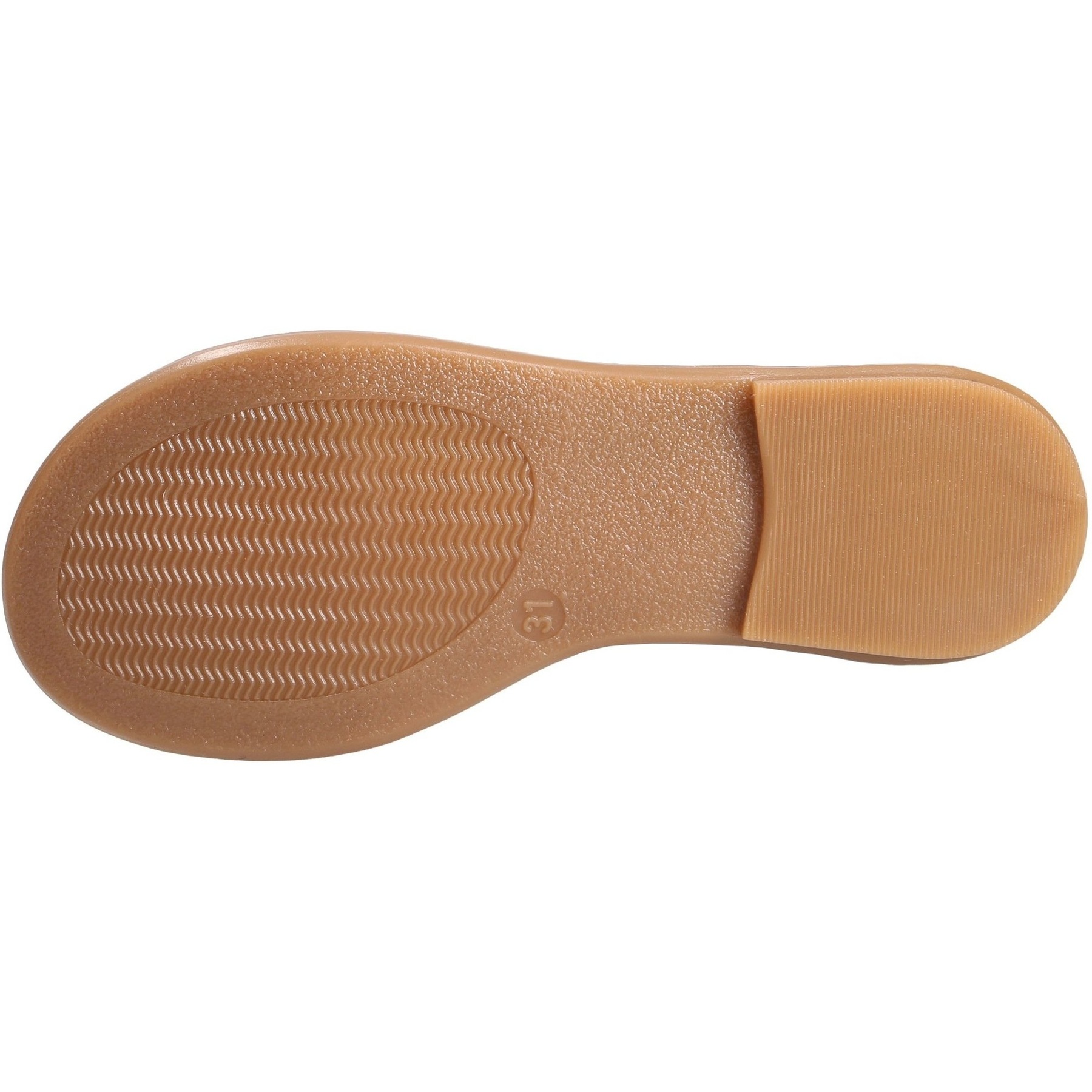 blaue sandale sohlenansicht