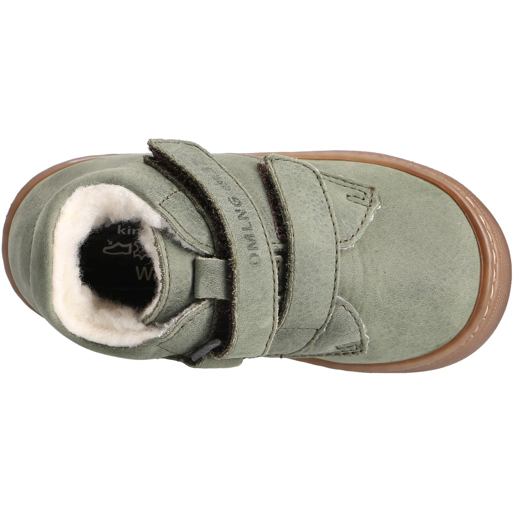 grüne lauflernschuhe draufsicht