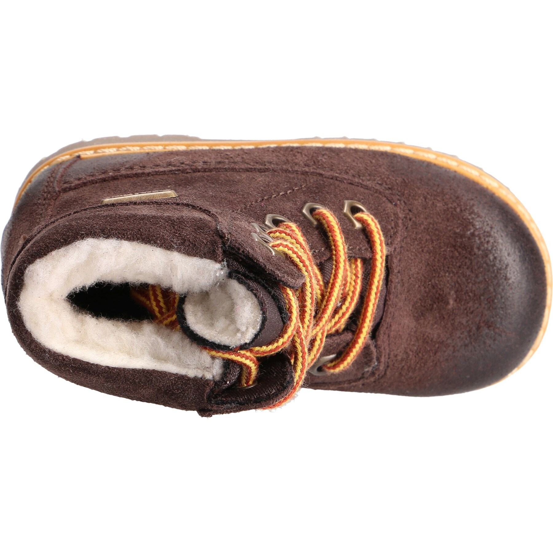 braune stiefeletten draufsicht