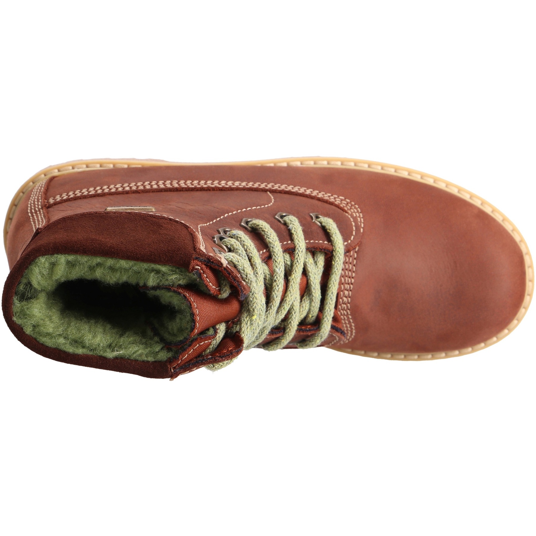 braune stiefeletten draufsicht