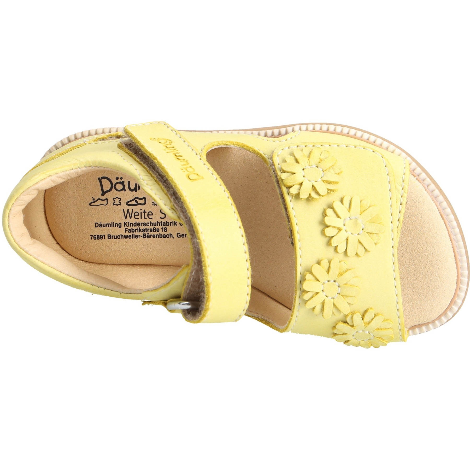 gelbe miniletten draufsicht