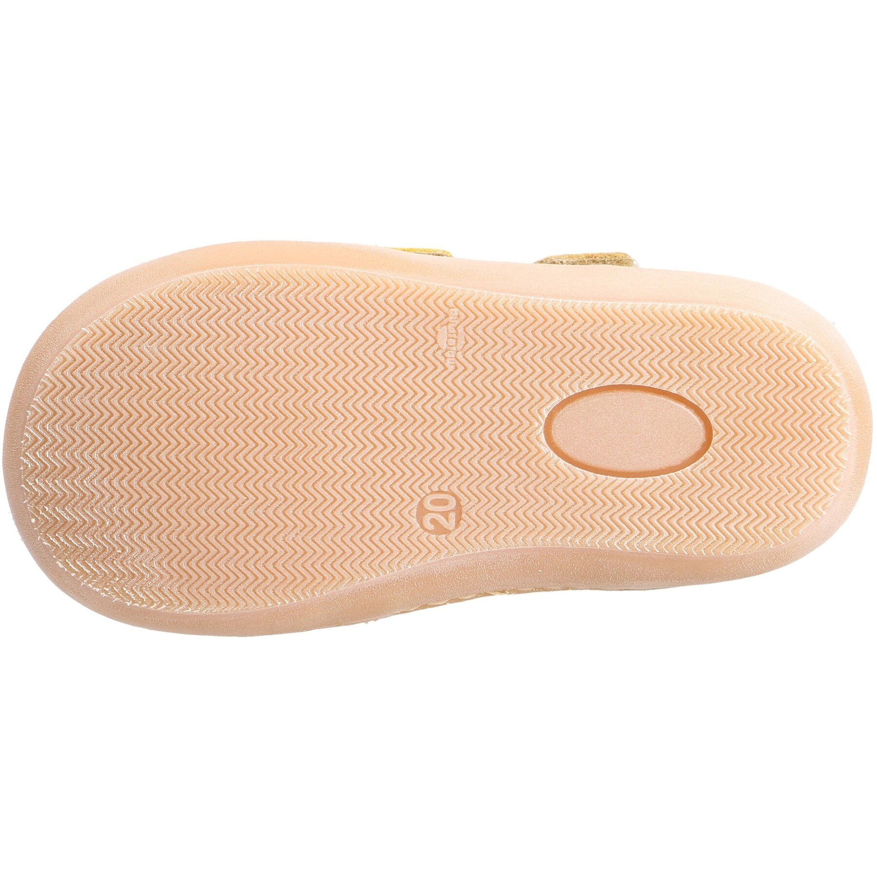 gelbe lauflernschuhe sohlenansicht