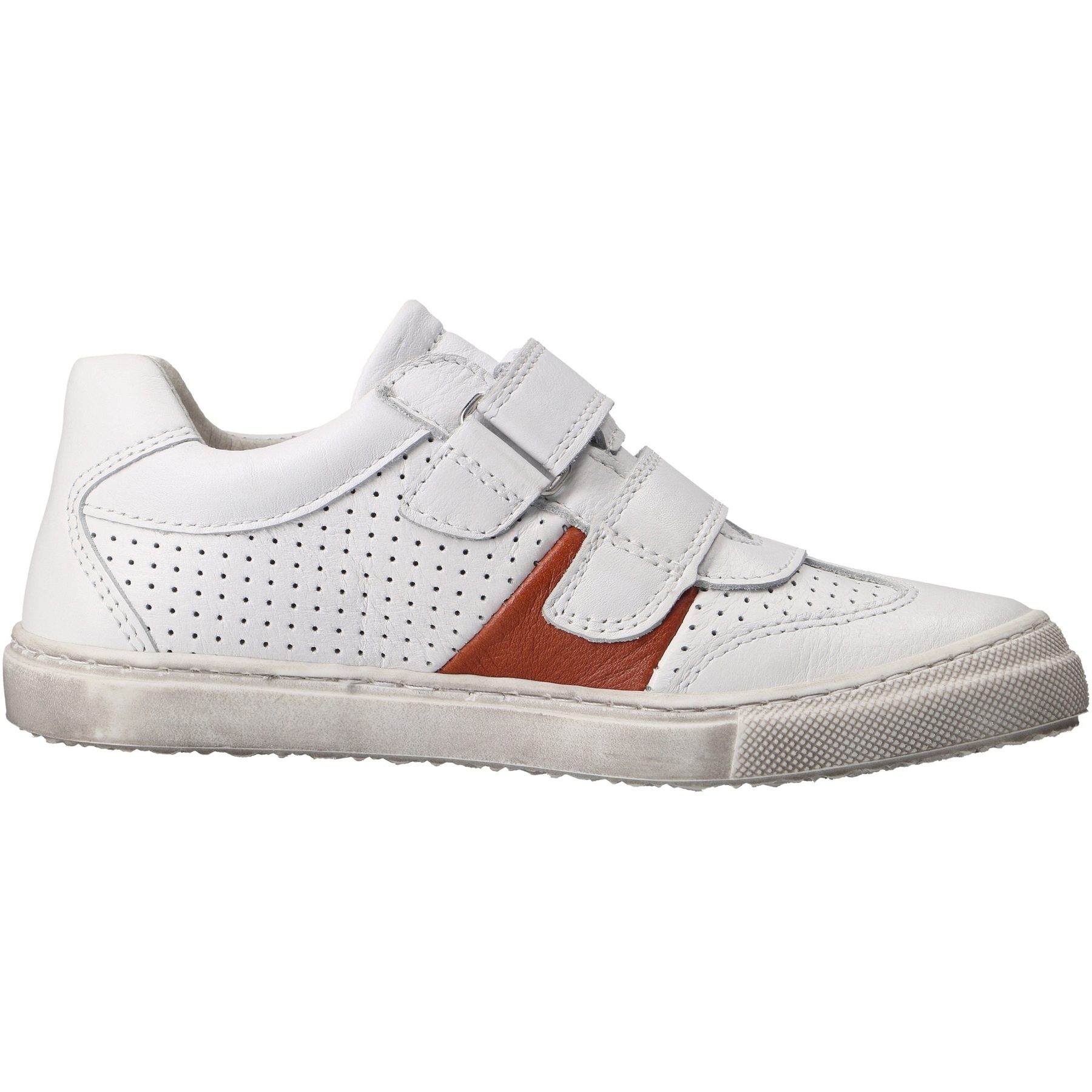 weiße halbschuh seitenansicht rechts