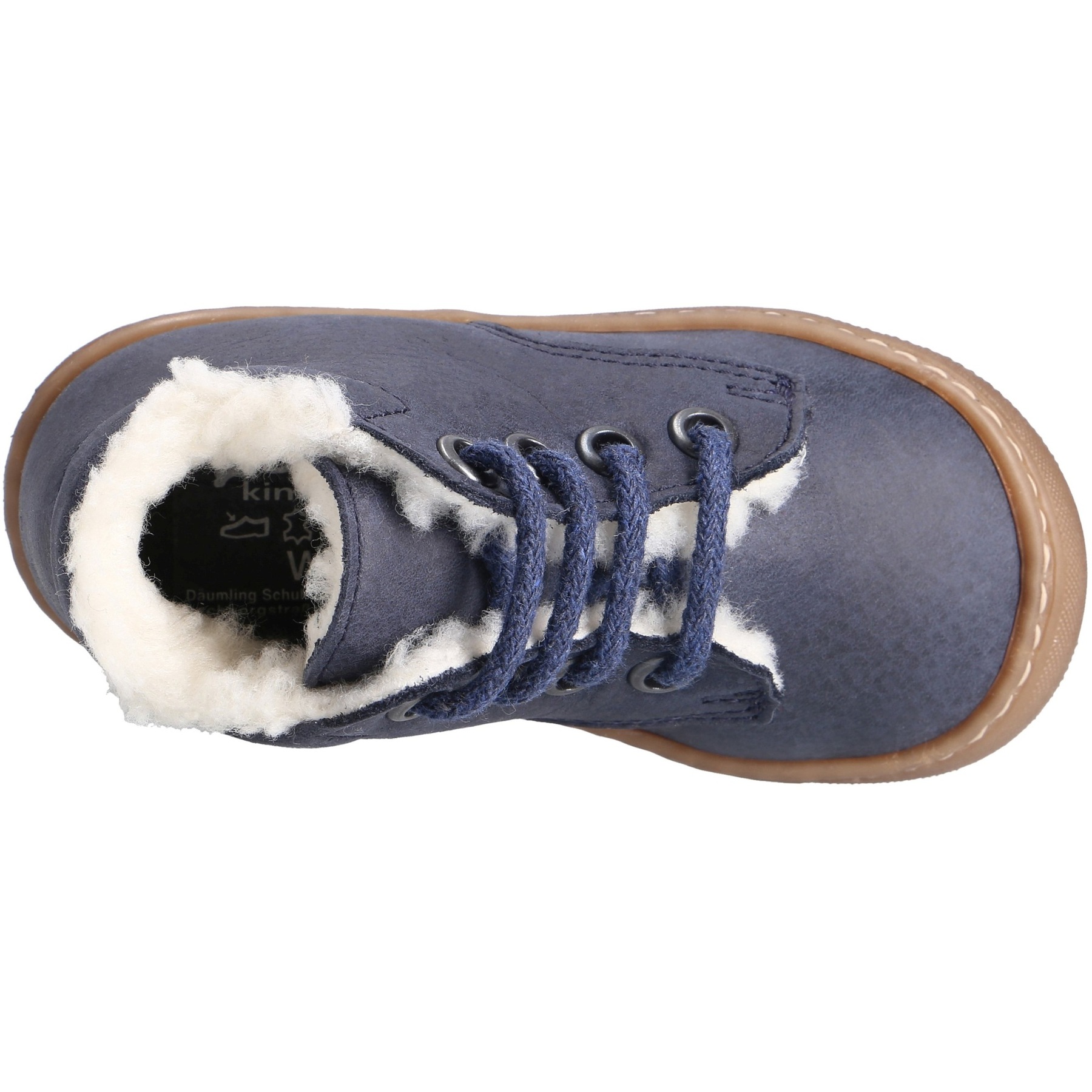 blaue lauflernschuhe draufsicht