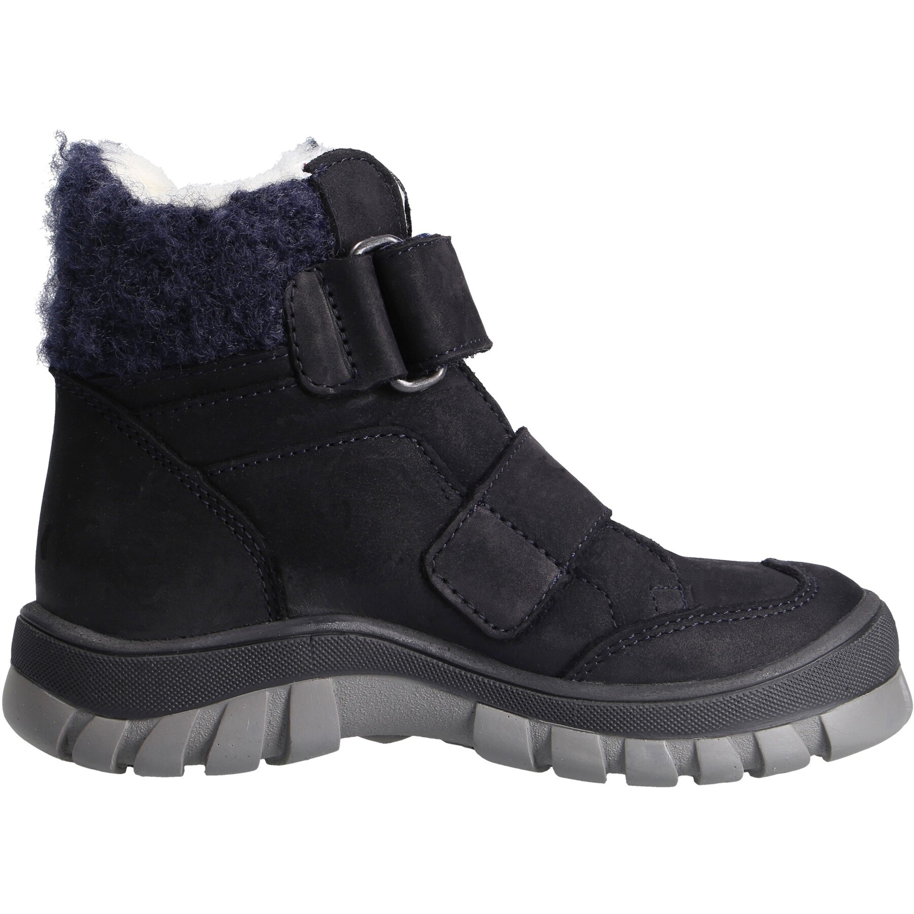 blaue stiefeletten seitenansicht rechts