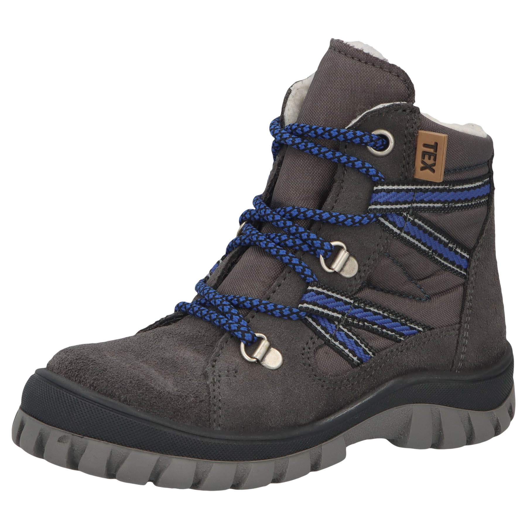 graue stiefeletten 3-4 ansicht