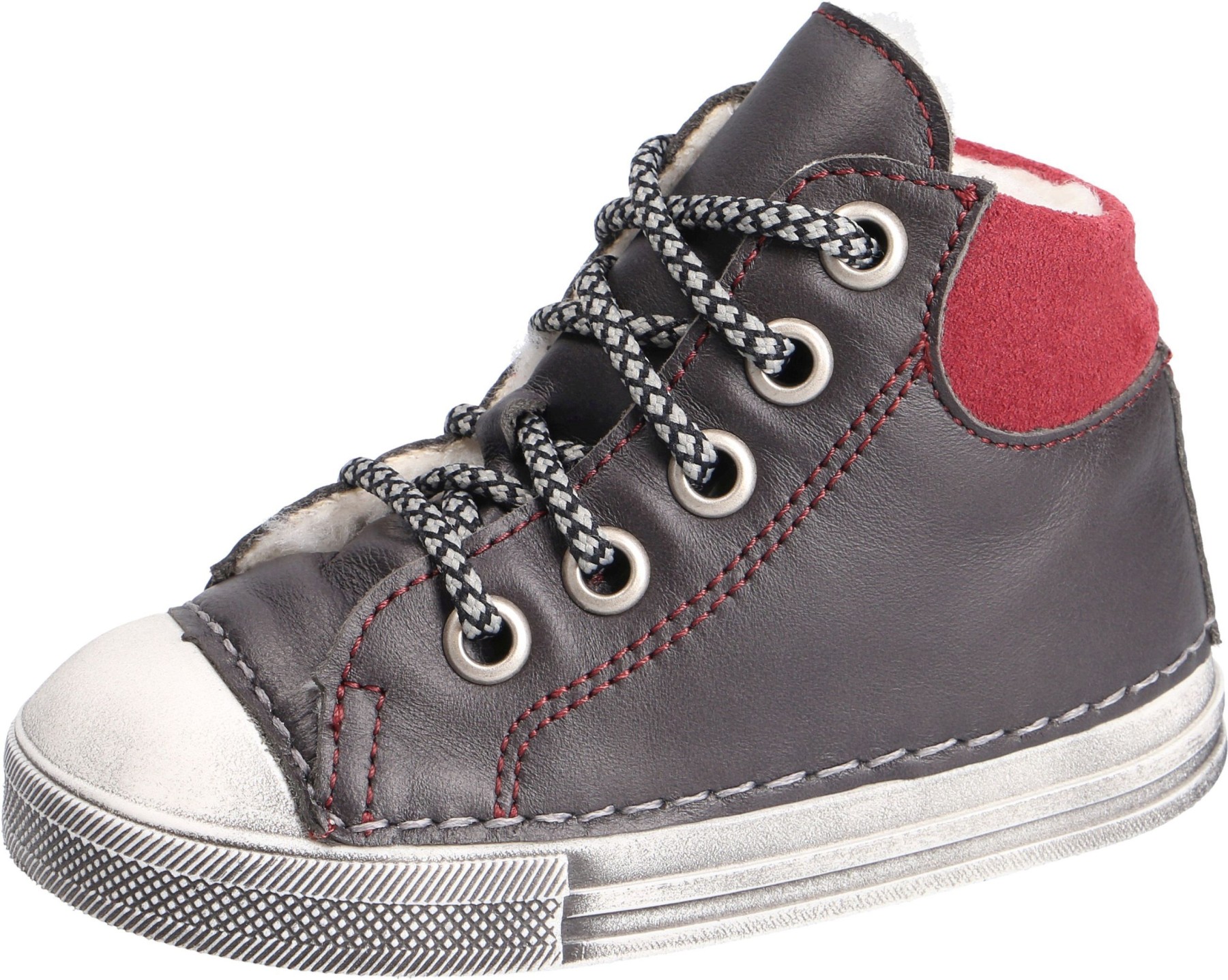 graue lauflernschuhe 3-4 ansicht