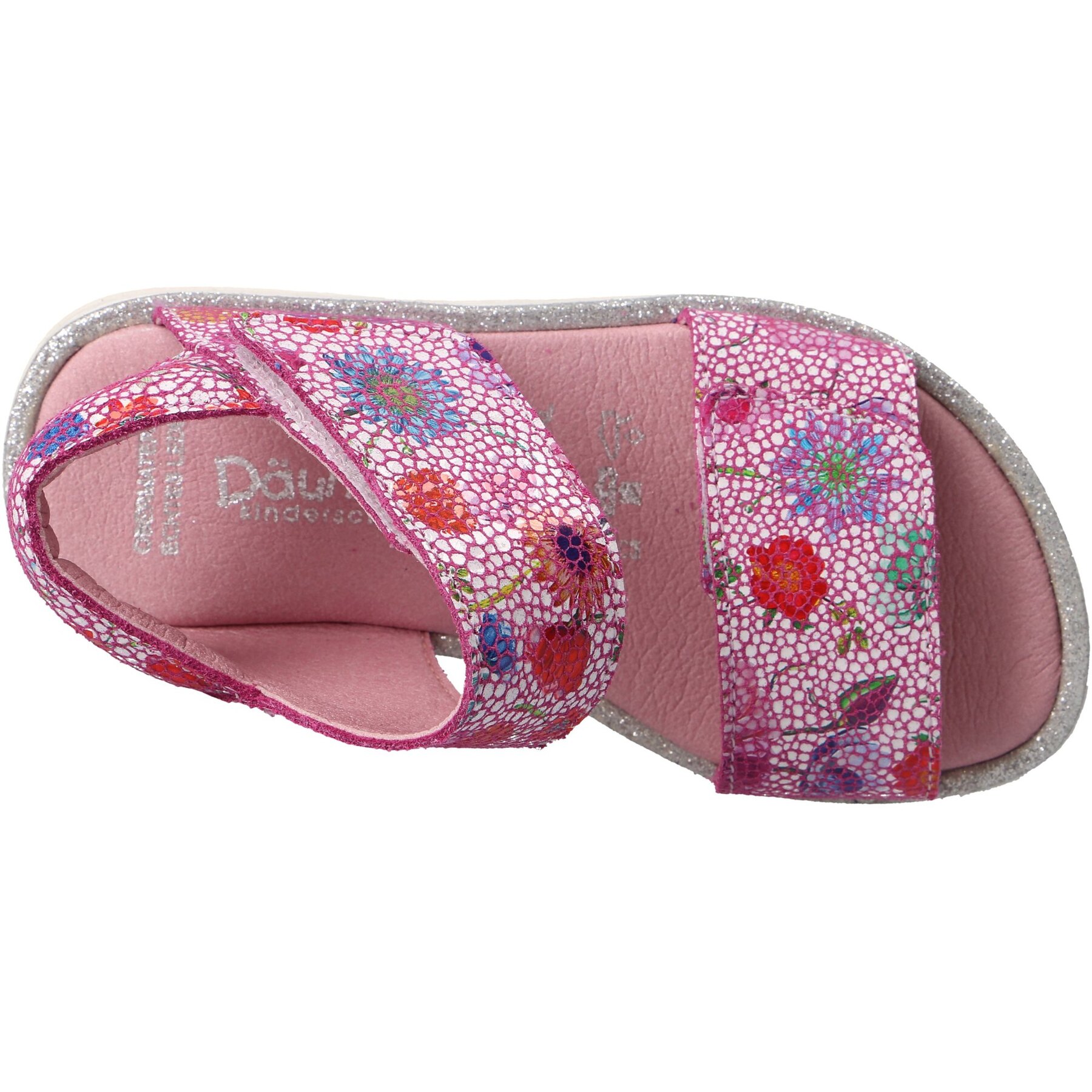 rote sandale draufsicht