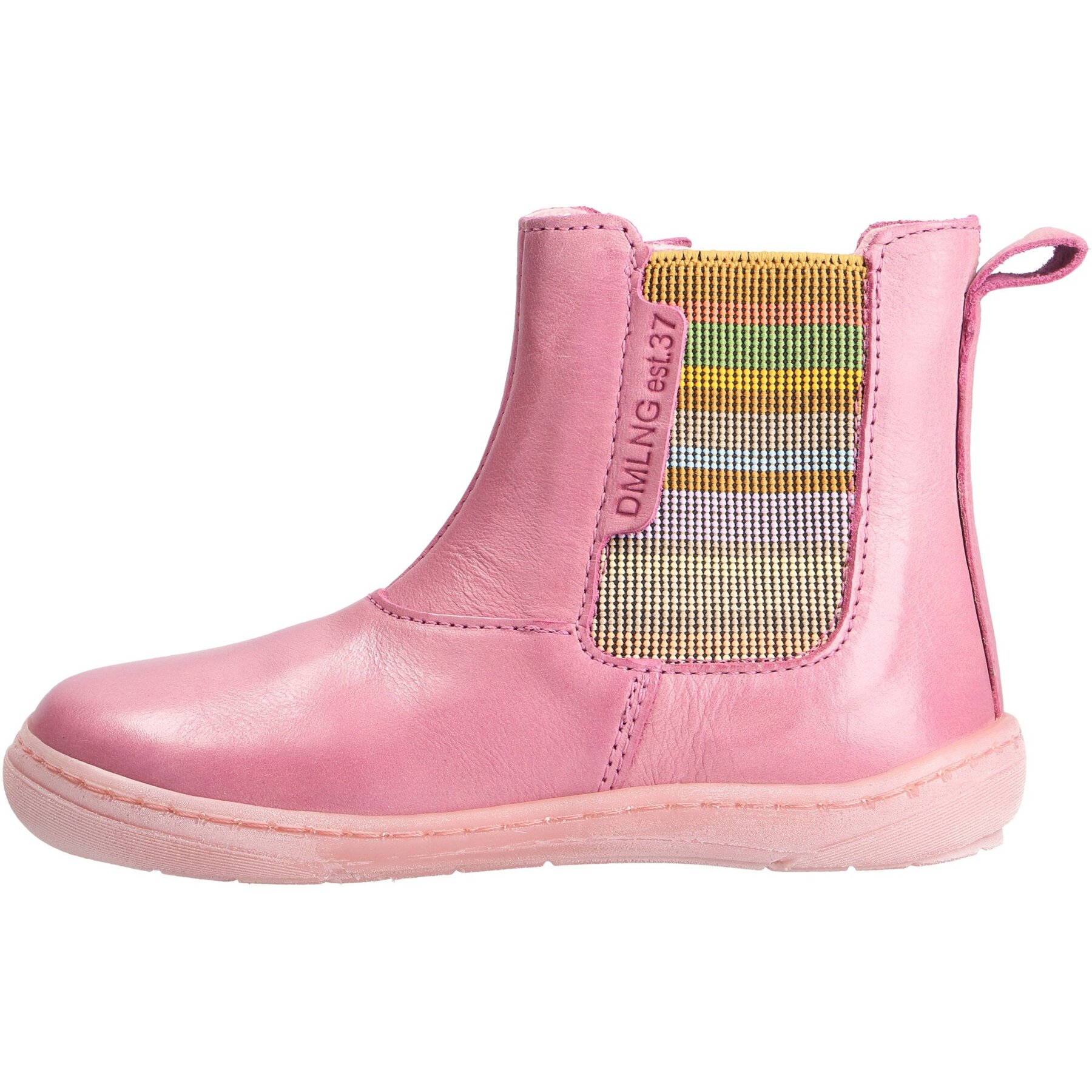 rote stiefel seitenansicht links