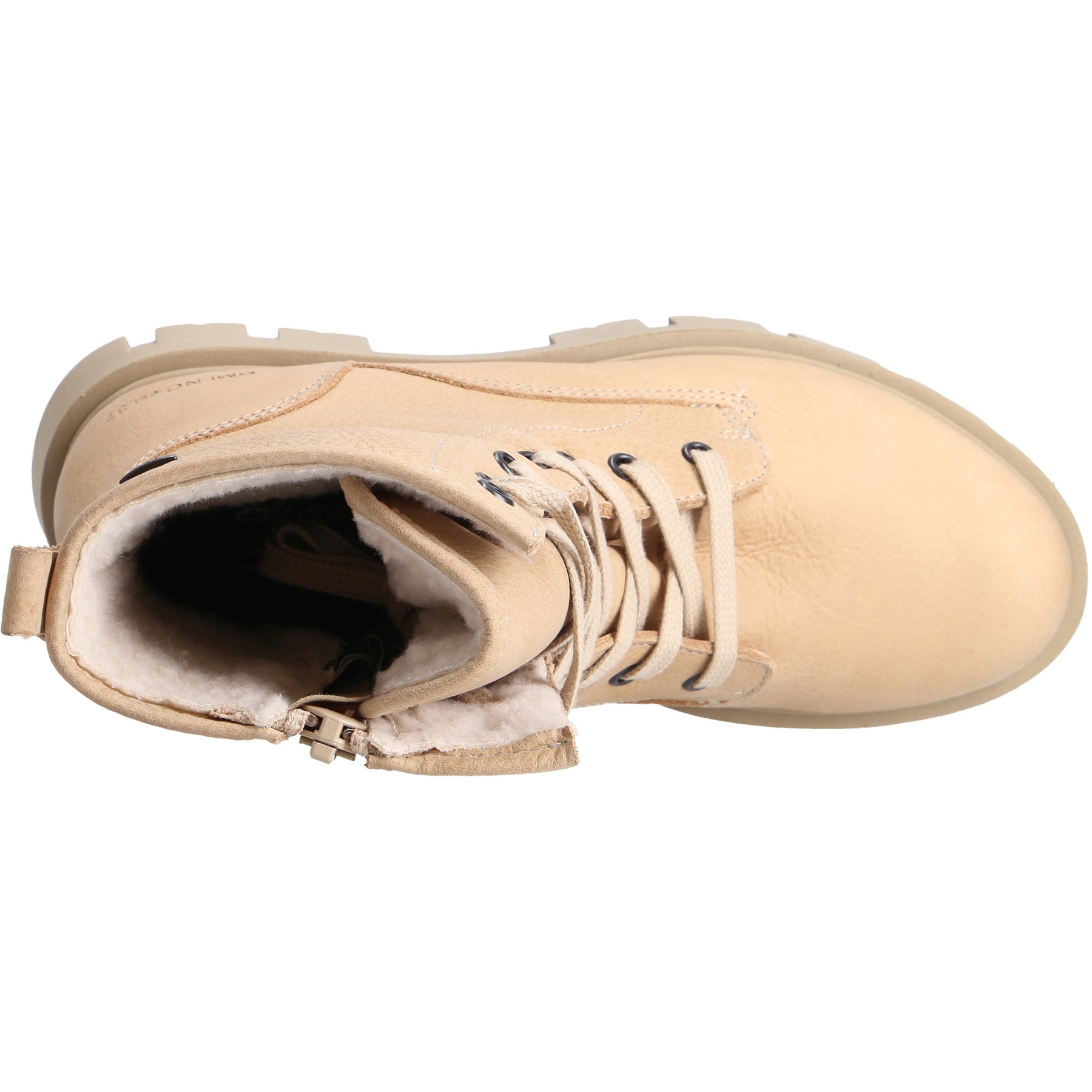 graue stiefeletten draufsicht