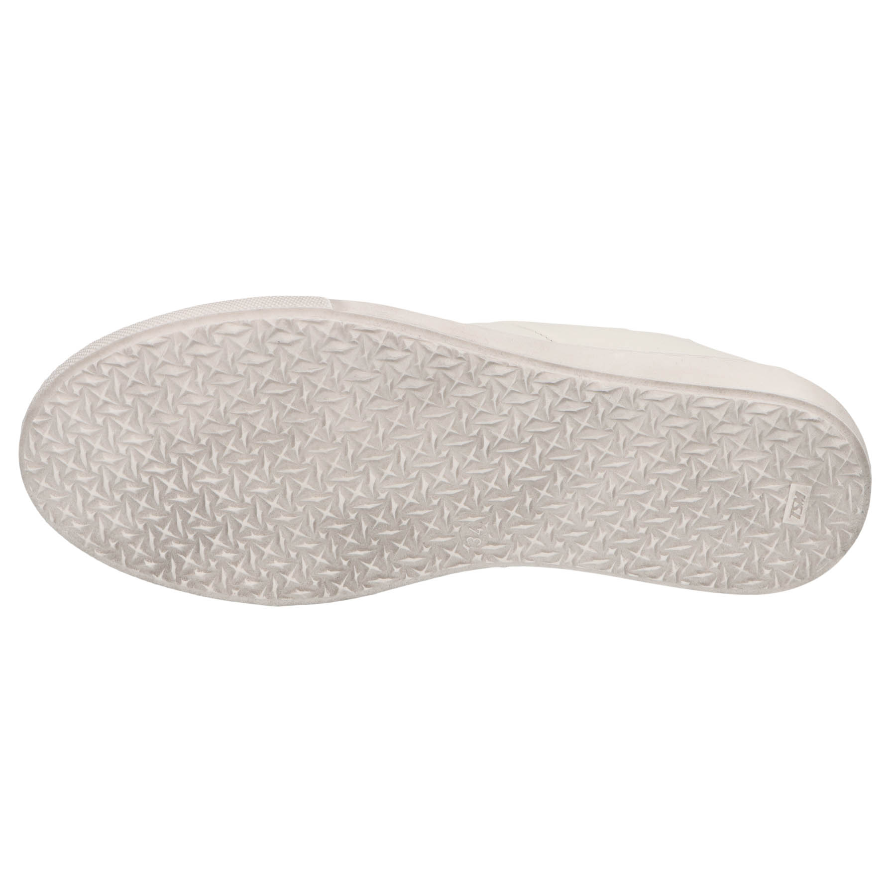 weiße mid cut sohlenansicht