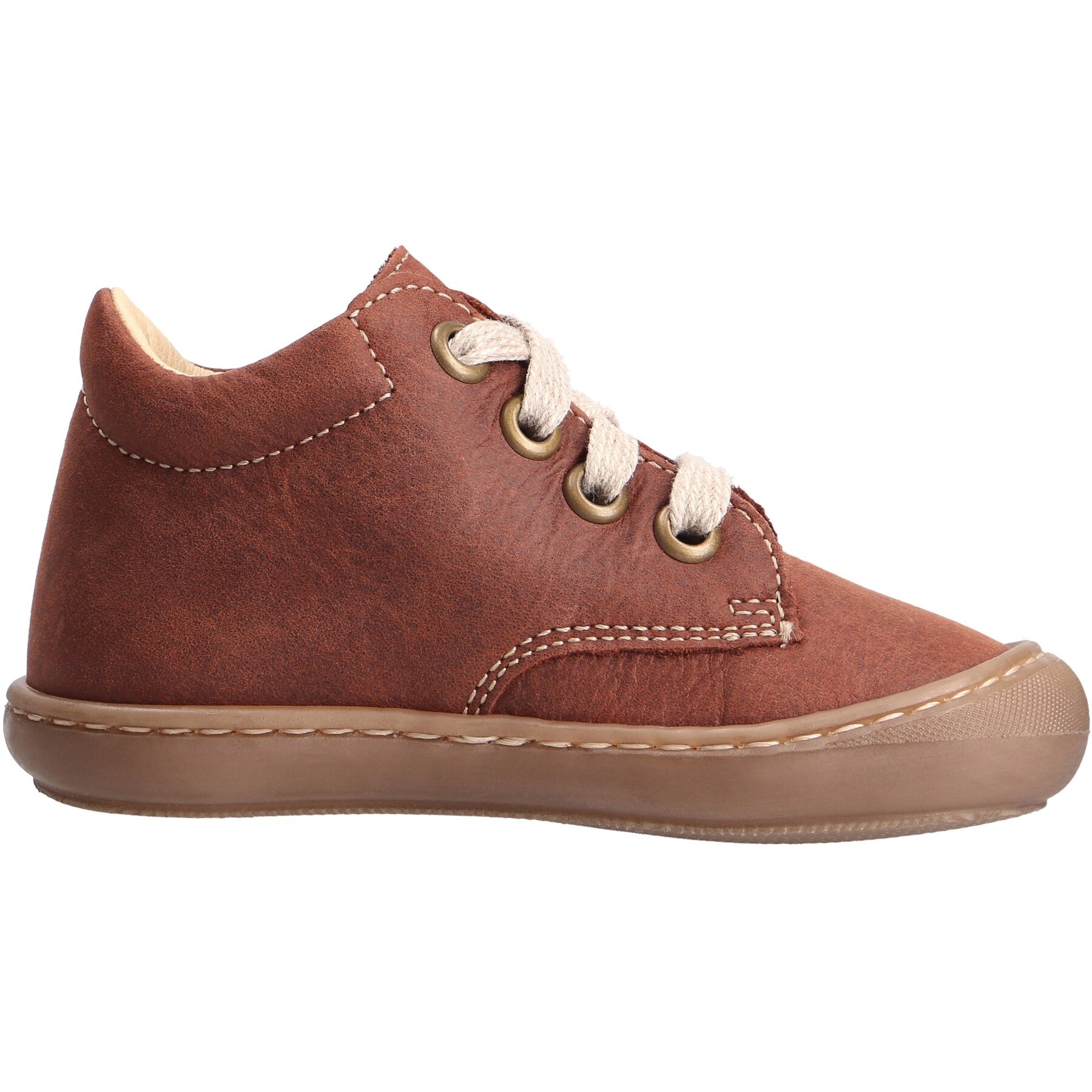 braune lauflernschuhe seitenansicht rechts