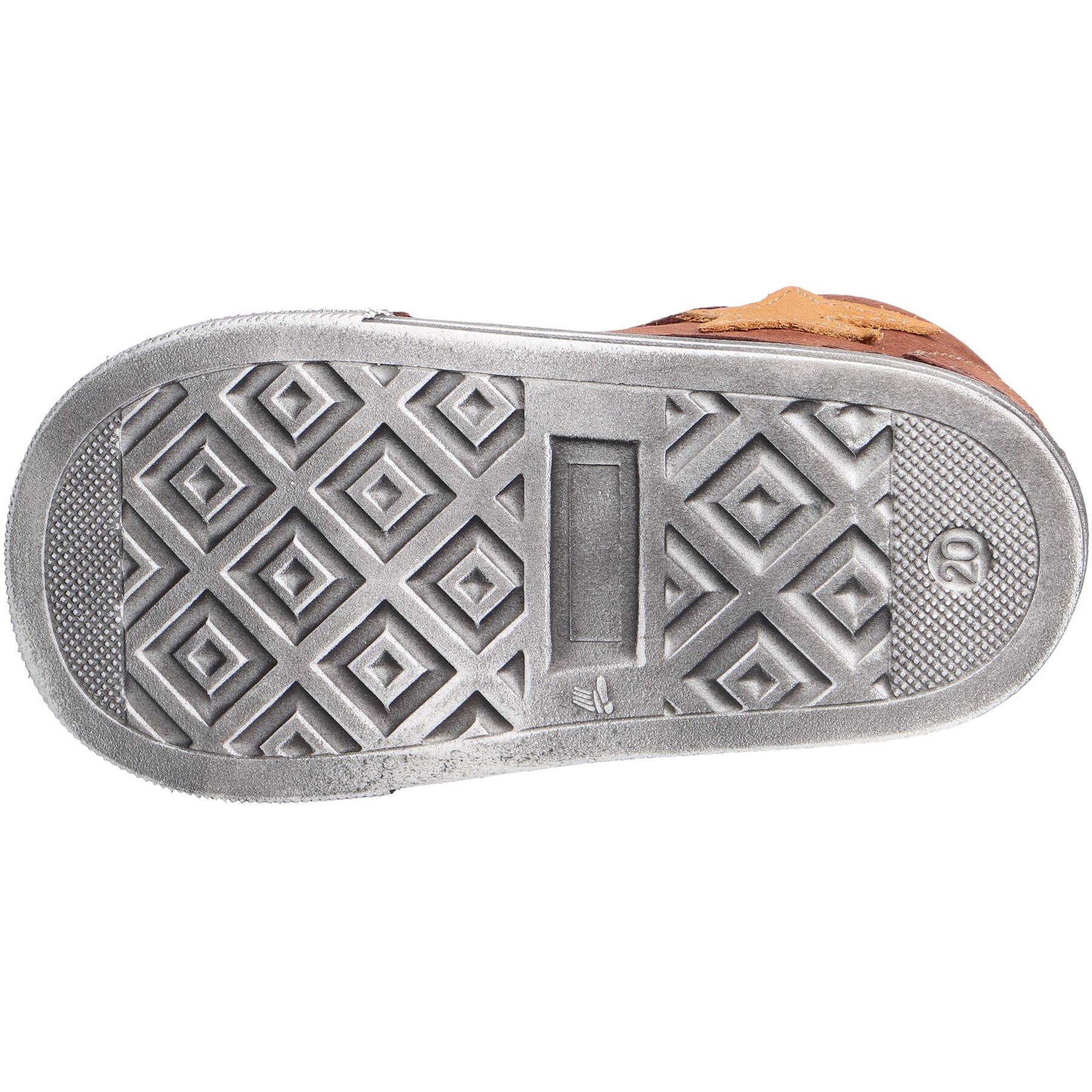 braune lauflernschuhe sohlenansicht