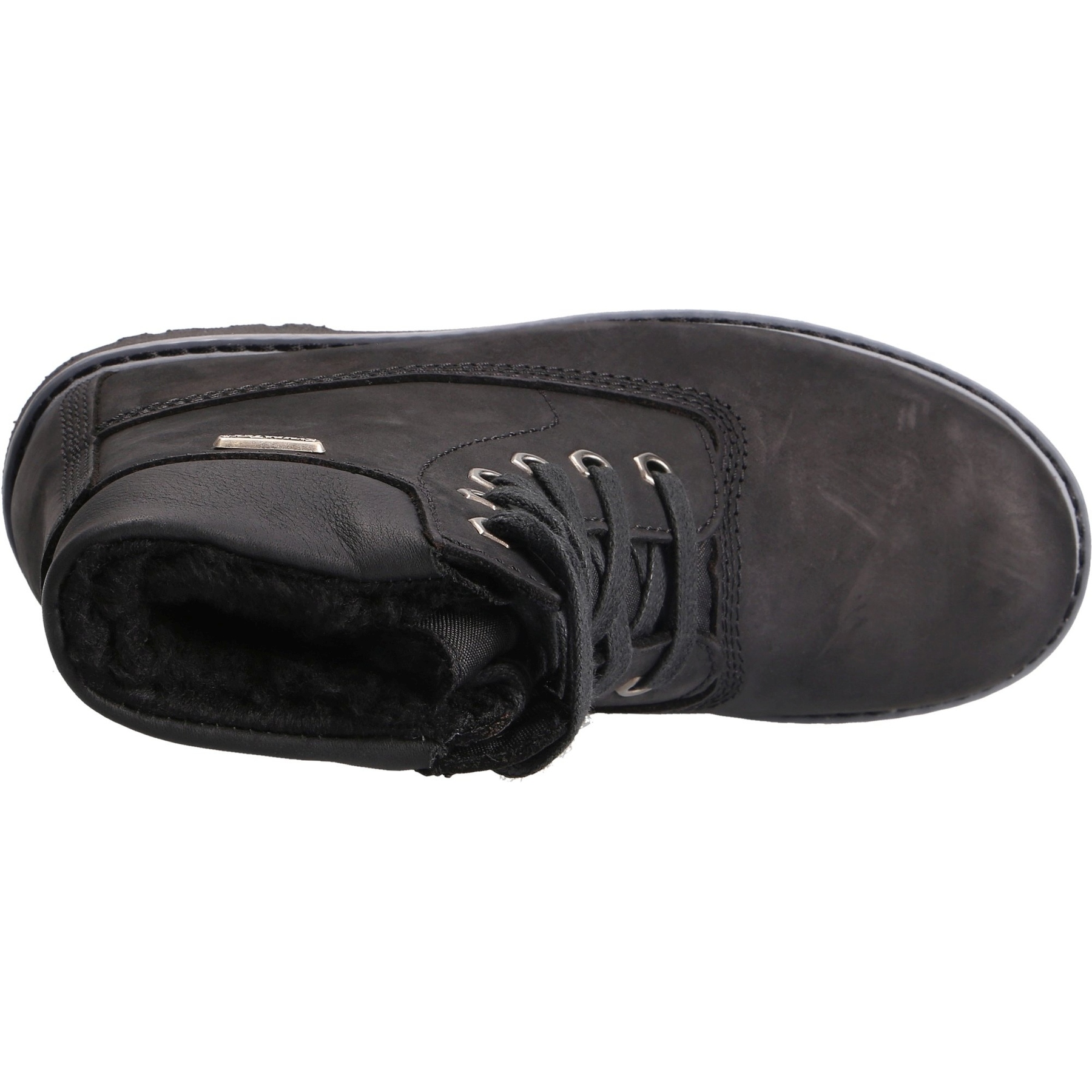 schwarze stiefeletten draufsicht