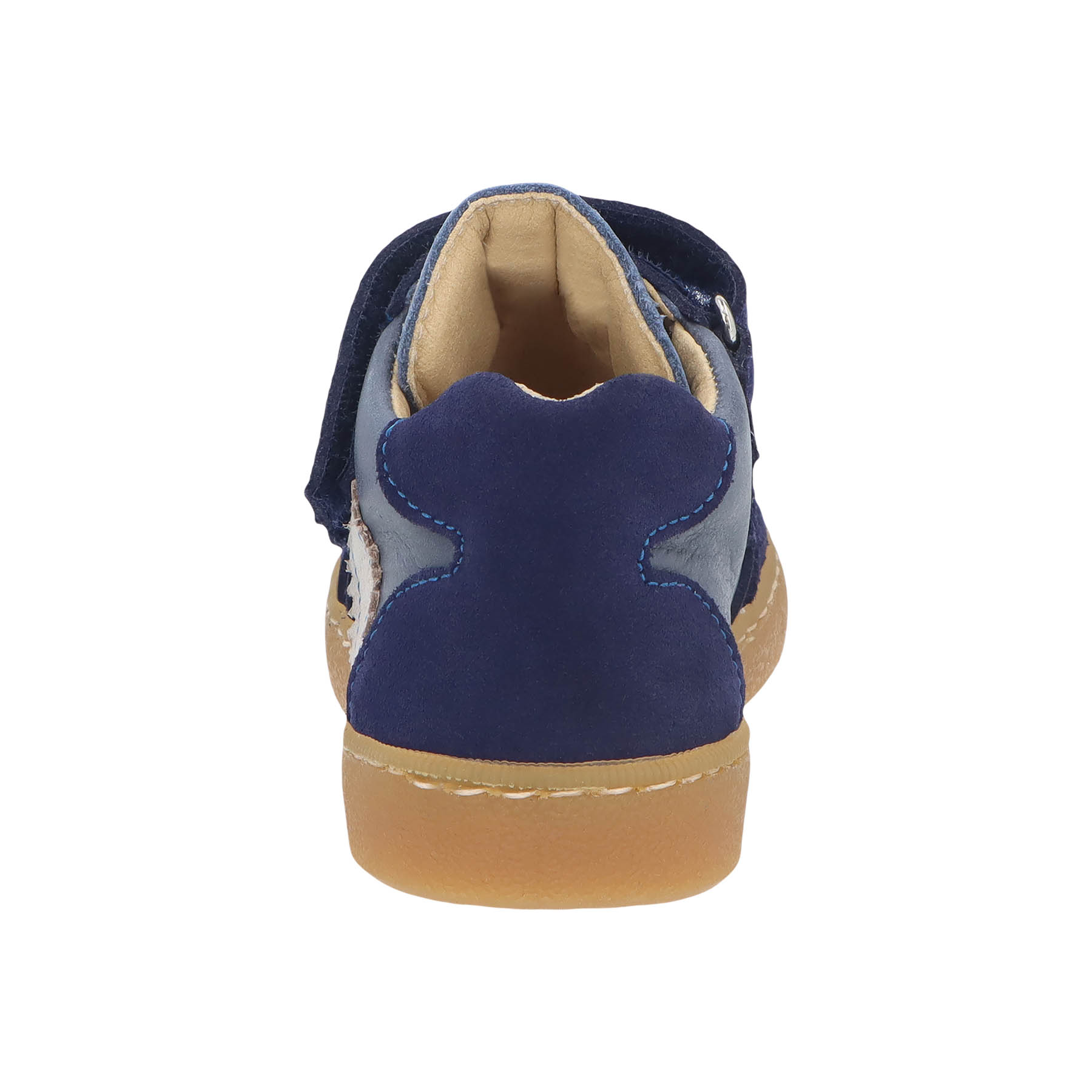 blaue lauflernschuhe hinteransicht